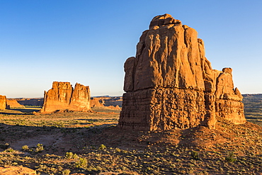 Landscape from La Sal Mountains Viewpoint, Arches National Park, Moab, Utah, United States of America, North America