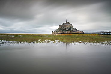 Mont-St-Michel, UNESCO World Heritage Site, Normandy, France, Europe