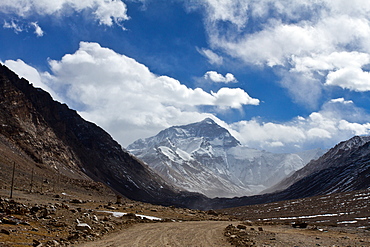 Mount Everest Base Camp on the Tibetan side, Himalayas, Tibet, China, Asia