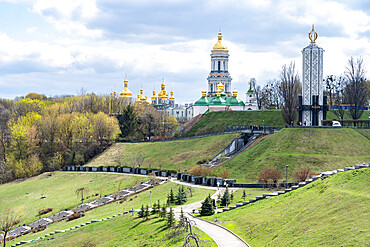 The National Museum of the Holodomor-Genocide and Kyiv Pechersk Lavra, UNESCO World Heritage Site, Kyiv (Kiev), Ukraine, Europe