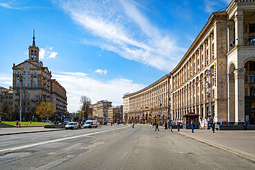 Kyiv's Khreshchatyk Street, Kyiv (Kiev), Ukraine, Europe