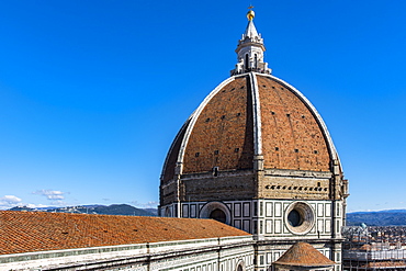 Brunelleschi's dome, Santa Maria del Fiore Cathedral (Duomo), UNESCO World Heritage Site, Florence, Tuscany, Italy, Europe