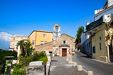historic old town Taormina in Messina region of Sicily