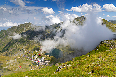 fagaras mountains with Balea lake