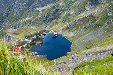 fagaras mountains with Balea lake