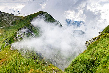 fagaras mountains with Balea lake