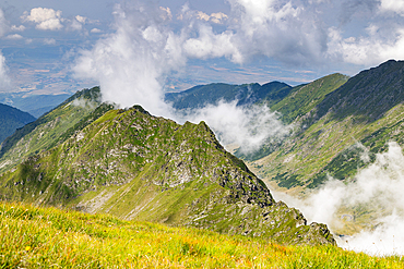 fagaras mountains with Balea lake