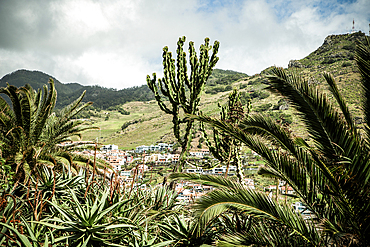 amazing mountain landscape in Madeira Portugal