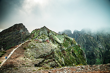 amazing mountain landscape in Madeira Portugal