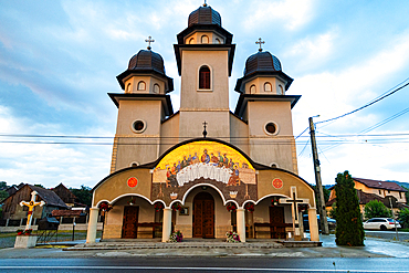 orthodox church in a heavenly light