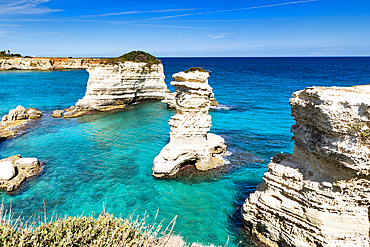 faraglioni di Sant' Andrea in Salento Italy