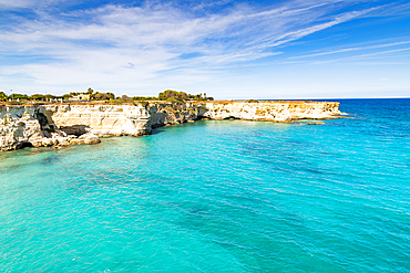 faraglioni di Sant' Andrea in Salento Italy