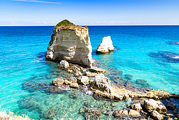 faraglioni di Sant' Andrea in Salento Italy