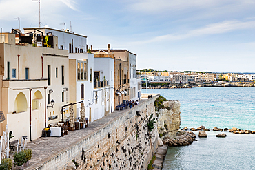 view of Otranto town Puglia region Italy.