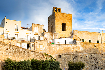 view of Otranto town Puglia region Italy.