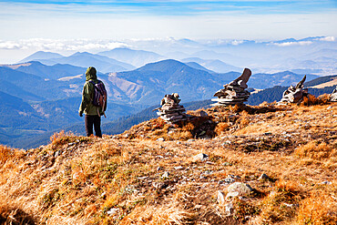 Calimani Mountains, the largest volcanic complex of the Carpathian Mountains in Transylvania, Romania, Europe