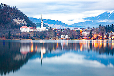 Lake Bled in the Julian Alps of the Upper Carniolan region, northwestern Slovenia, Europe