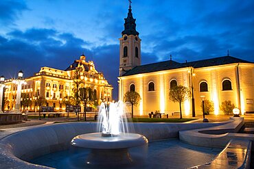 Historical buildings in Oradea, Romania