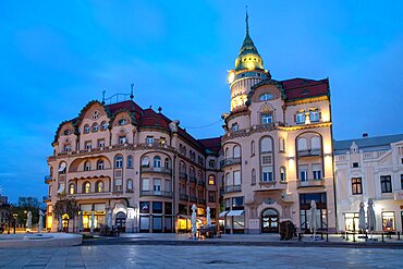 Historical buildings in Oradea, Romania