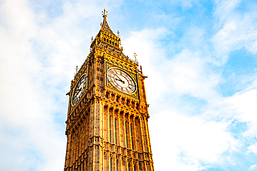 Big Ben, Houses of Parliament, Westminster, UNESCO World Heritage Site, London, England, United Kingdom, Europe