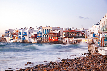 Beautiful island of Mykonos, Cyclades, Greek Islands, Greece, Europe