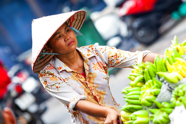 Young woman in her daily life in Hanoi, Vietnam, Indochina, Southeast Asia, Asia