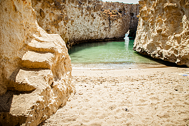 Cave of Papafragas, Milos, Cyclades, Greek Islands, Greece