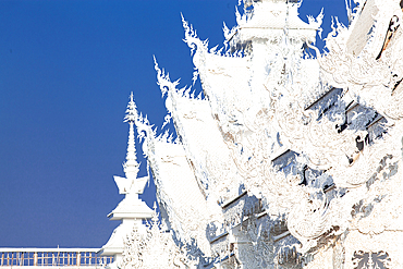 wat Rong Khun The famous White Temple in Chiang Rai, Thailand