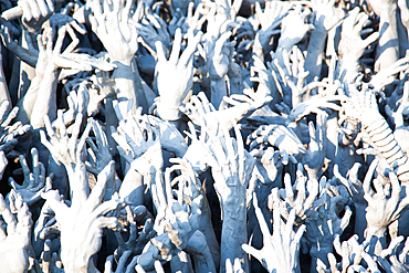 wat Rong Khun The famous White Temple in Chiang Rai, Thailand