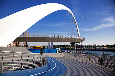 Dubai Water Canal arch bridge or Tolerance bridge