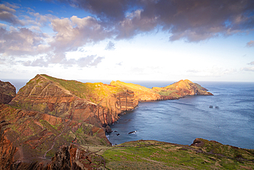 dramatic coastline with rocks of Madeira, Portugal