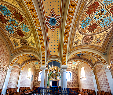 interior of a synagogue Jewish architecture
