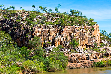 Rugged terrain at Katherine Gorge, Nitmiluk National Park, Northern Territory, Australia, Pacific