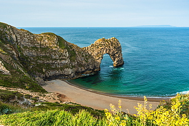 Durdle Door on England's Jurassic Coast, UNESCO World Heritage Site, Dorset, England, United Kingdom, Europe