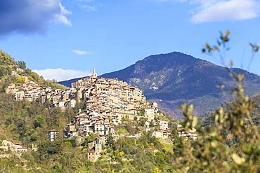 Village of Apricale, Province of Imperia, Liguria, Italy, Europe