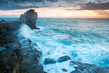 Pulpit Rock, Portland Bill, Isle of Portland, Jurassic Coast, UNESCO World Heritage Site, Dorset, England, United Kingdom, Europe