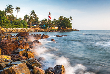 Thangassery Lighthouse, Kerala, India, Asia