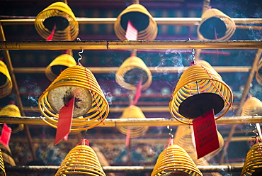 Man Mo Temple, Sheung Wan, Hong Kong Island, Hong Kong, China, Asia