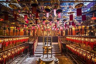 Man Mo Temple, Sheung Wan, Hong Kong Island, Hong Kong, China, Asia