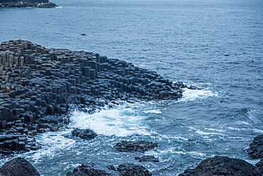 Basalt Columns at the Giant's Causeway, UNESCO World Heritage Site, County Antrim, Ulster, Northern Ireland, United Kingdom, Europe