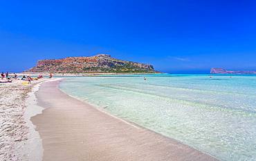 Balos Bay Beach, Gramvousa Peninsula, Crete, Greek Islands, Greece, Europe