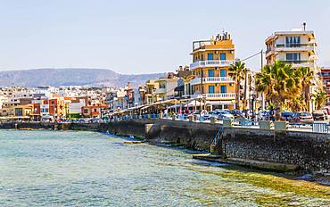 Waterfront, Chania, Crete, Greek Islands, Greece, Europe