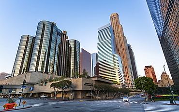 Downtown financial district of Los Angeles city, California, United States of America, North America