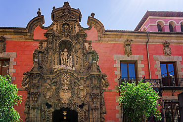 History Museum of Madrid facade, old orphanage building with Baroque exterior, Madrid, Spain, Europe