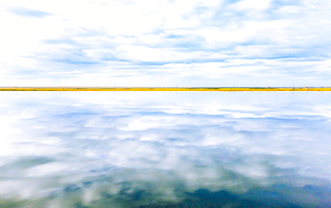 Lagoon reflections, Jokulsarlon, Iceland, Polar Regions