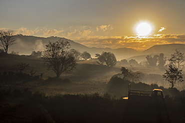 Mist in Kalaw, Shan State, Myanmar (Burma), Asia