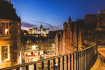 George Heriot's School at twillight, Edinburgh, Scotland, United Kingdom, Europe