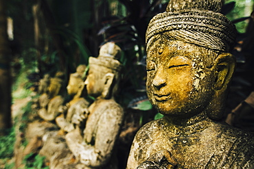 Statues at Wat Phalad Temple, Chiang Mai, Thailand, Southeast Asia, Asia