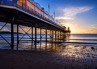 The photogenic Pier at Paignton, Devon, England, United Kingdom, Europe