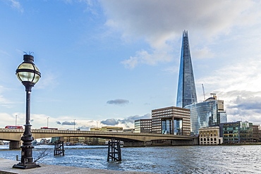 The Shard and the River Thames, London, England, United Kingdom, Europe